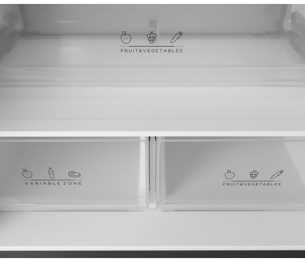 Lodówka Teka RFD 77825 GBK EU French Door No Frost 189,8cm Czarne Szkło 516L - 1525991 - zdjęcie 5